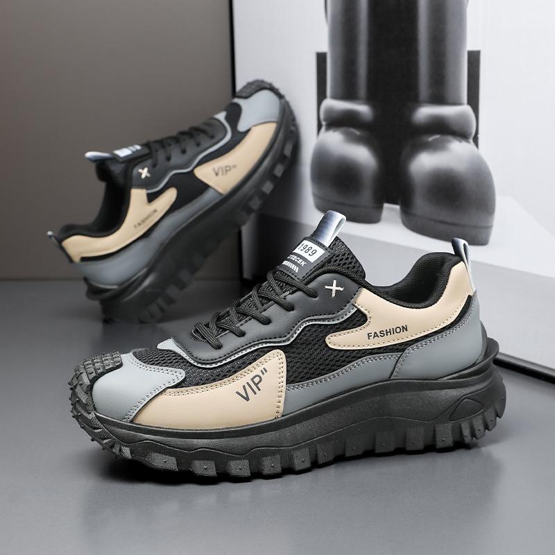 

Street Trendy Fashion Sneakers Versatile Running Shoes 46 чёрный