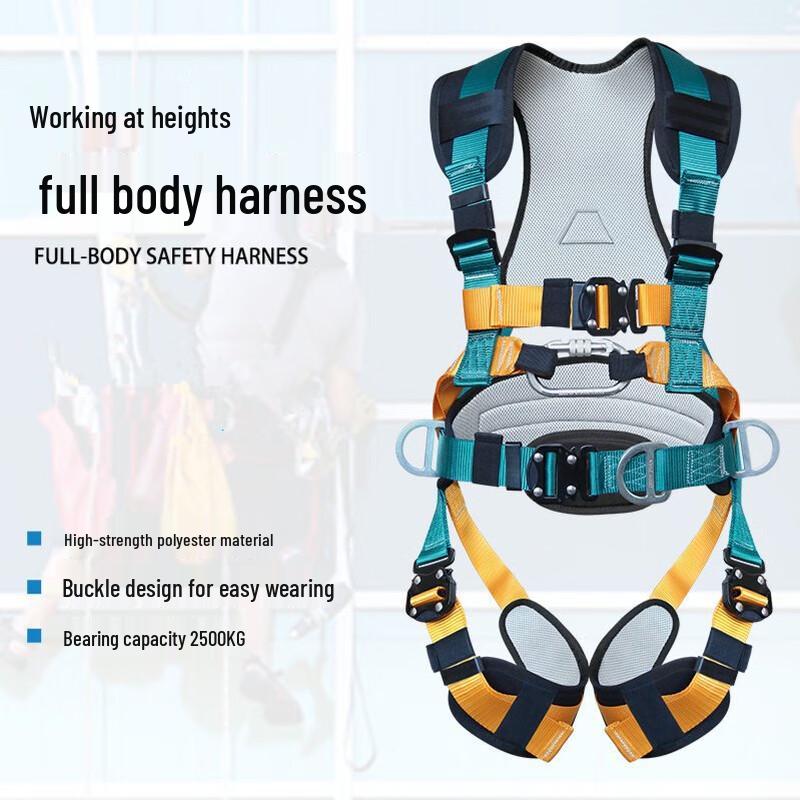 Shaoan Upgraded Quick-Insert 5-Point Full Body Safety Harness Adjustable