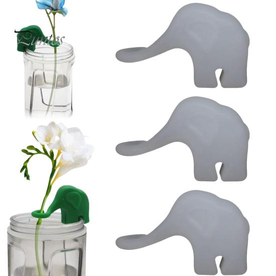3/6 Pcs Plant Stem Holder Elephant Plant Propagation Buddy Plant Cutting Holder Plant Support Elephant Buddy for Herbs Flowers Stems Buds Shoots
