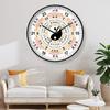 Bagua Clock Wall Clock Living Room Silent Clock Modern Creative Wall Hanging Simple Minimalist Wall Clock Quartz Clock