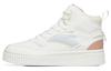 Women's Sneakers Life Collection Platform High Top Skateboard Shoes Women's White Gray