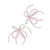 Elegant Pearl Bowknot Shoe Buckle Ornament for Jewelry Making Keychain Earrings Shoe Clip DIYs Crafts Bag Accessories