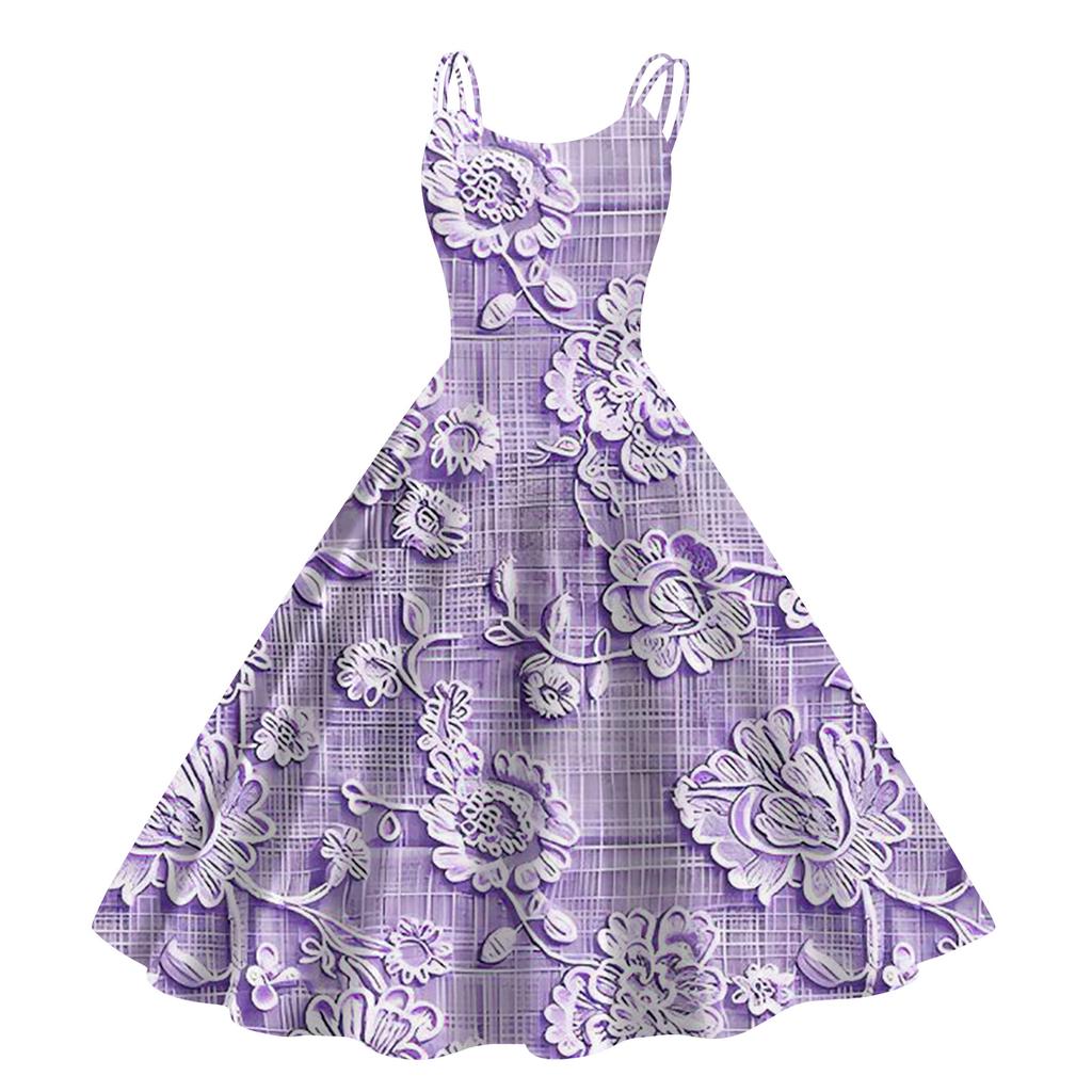 Children's Fashion Casual Sexy Retro Print Off-shoulder Punk Retro Dress