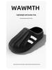 2025 Waterproof Cotton Slippers: Thick-Soled, Non-Slip Indoor/Outdoor Warm Shoes for Men & Women