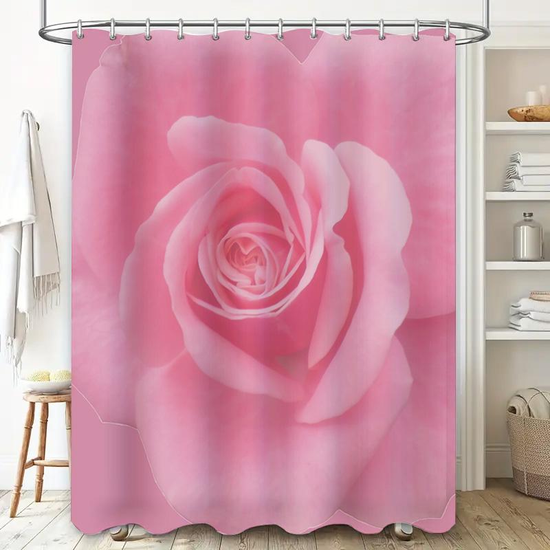 Sonnenblumenmuster Duschvorhang Wasserdicht Badezimmer Dekoration 3D Bedruckter Stoff In Mehreren Größen Erhältlich