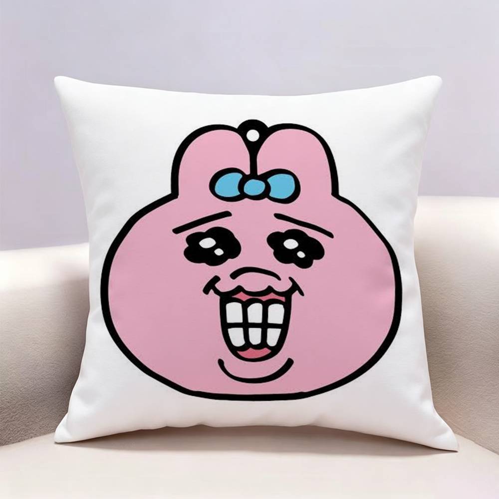 OOpanchu Usagi Doublesided print Pillow Case Pattern Printed Pillowcase For Living Room Sofa Cushion Cover