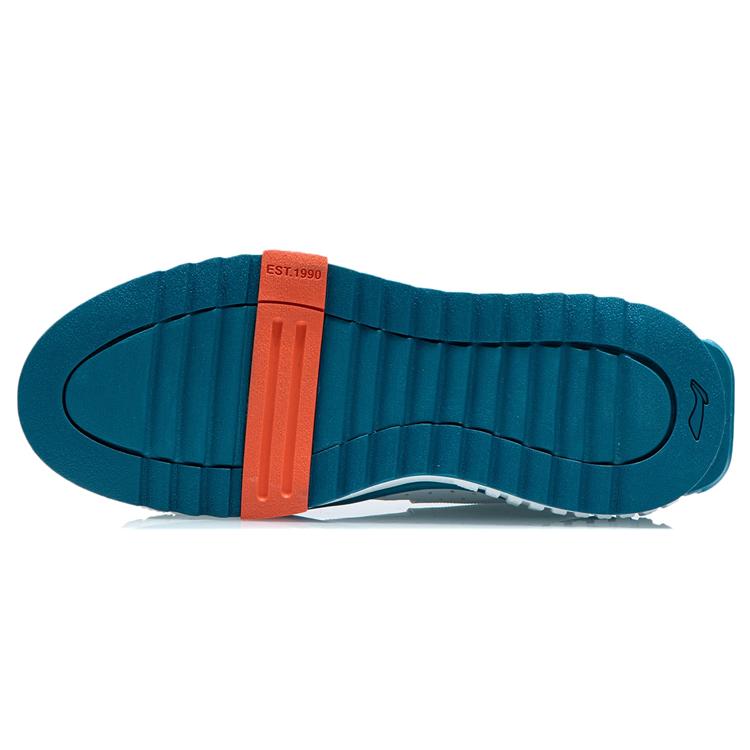 LiNing Wu Xing Slip Resistant, Abrasion Resistant, Lightweight, Breathable Mid Top Skateboard Shoes Men's Ash AGCR311-2