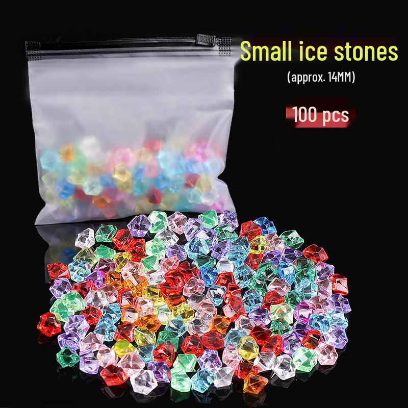 DIY Princess Jewelry Kit: Transparent Acrylic Gemstone Toys for Girls