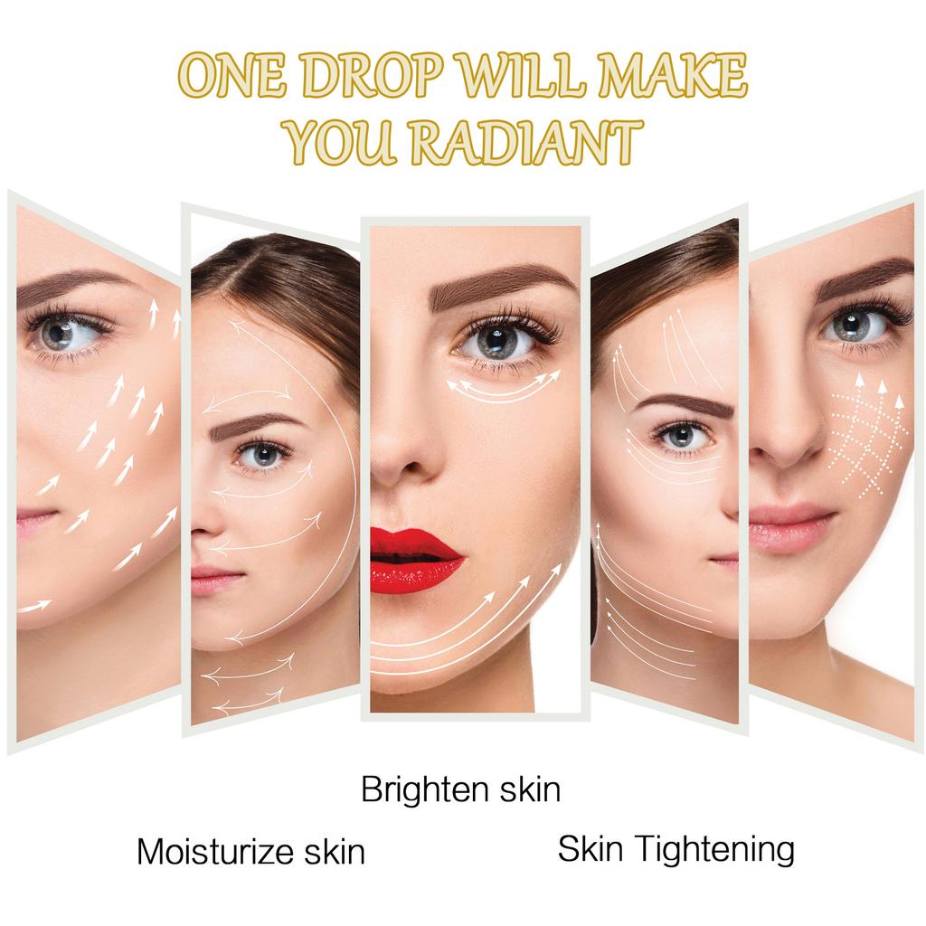 Bee Venom Facial Serum Face Essence Wrinkle Reduction Skin Tightening Natural Collagen Booster Hyaluronic Acid Essence