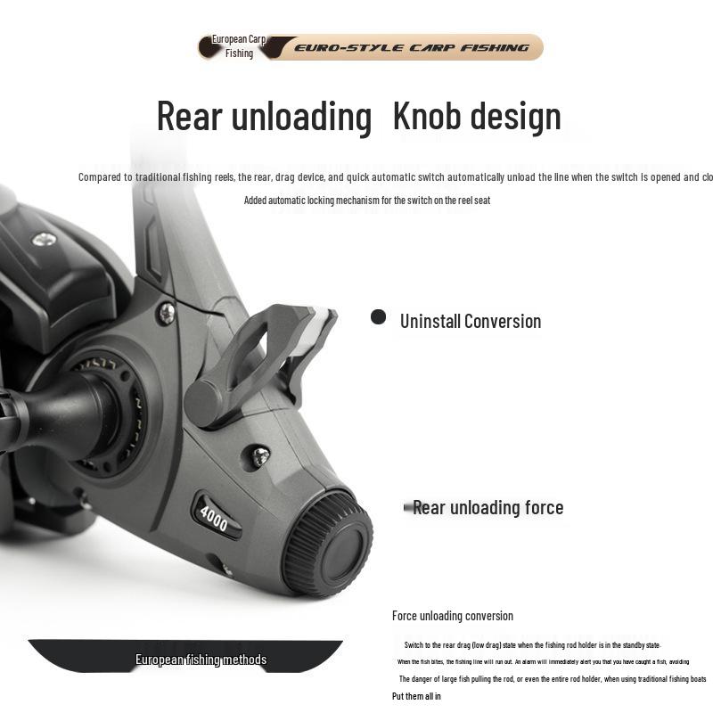 BR Series Front/Rear Brake Carp Fishing Spinning Reel
