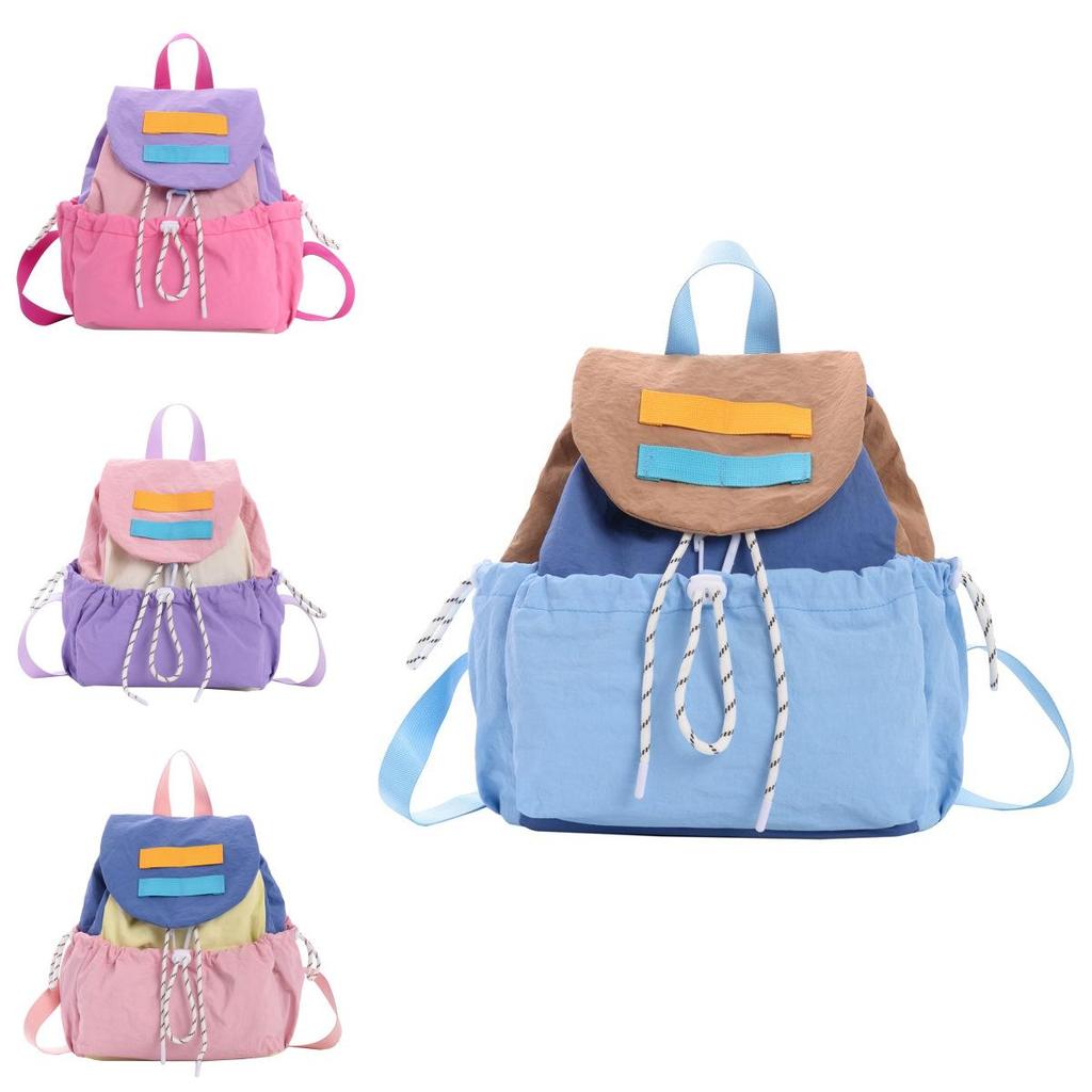 Nylon School Backpack With Waterproof Design For Preschool Children