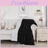 Modern Minimalist Polyester Plush Blanket For Home Use With Warmth And Comfort
