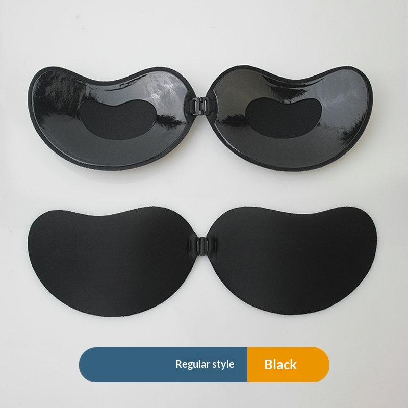 Mango‑Shape Adhesive Bra Breathable Push‑Up Strapless Invisible Bra Front‑Clip Sticky Bra For Wedding Dresses