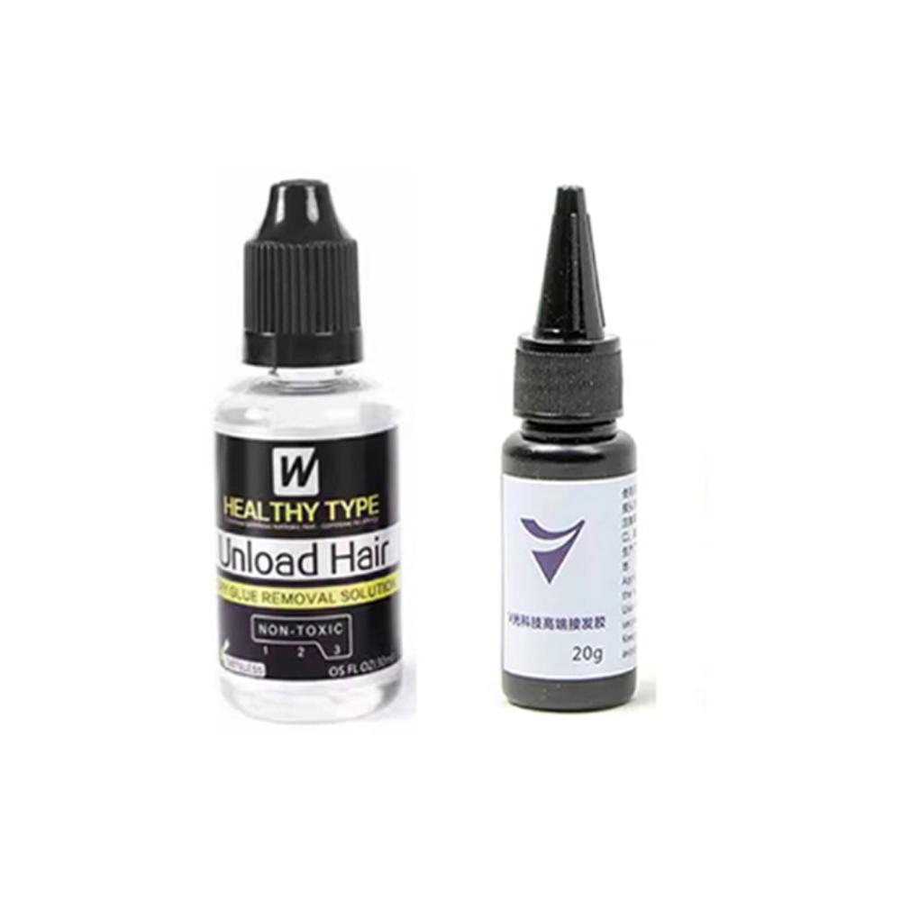 

20 г клей для перук з нарощування волосся V-Light Technology V-Light transmit клей для нарощування волосся набір для нарощування волосся перуки для волосся швидке нарощування волосся