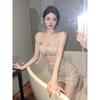 Perspective Sexy Dress Slim Back Waist Fashion Simple Niche Hip Skirt Summer New Women