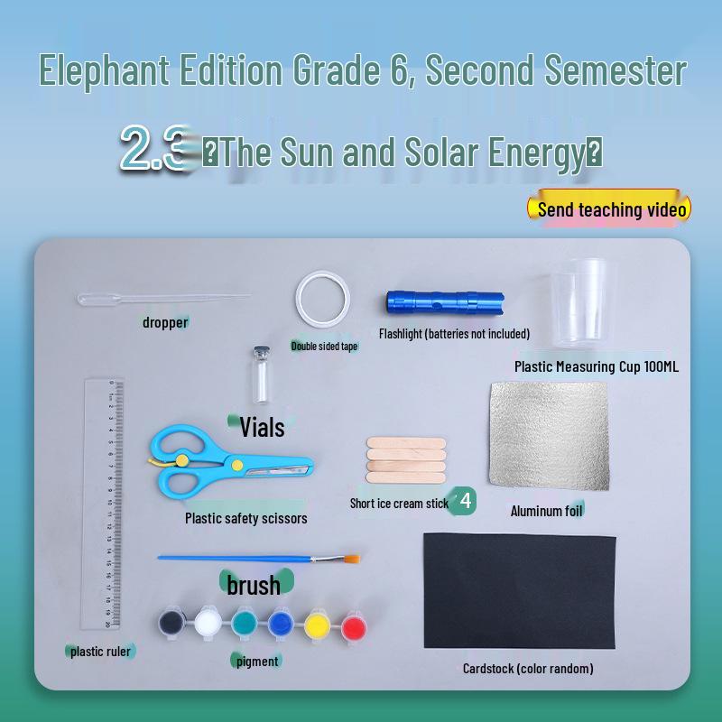 Sixth Grade Primary Science Kit: Sun & Solar Energy Experiments 2.3 Sun and Solar Energy
