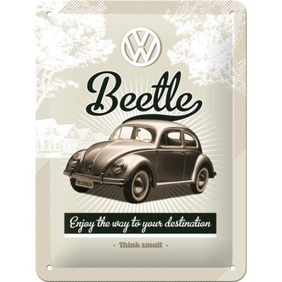 TIN SIGN Volkswagen VW Retro Beetle American Goods Interior