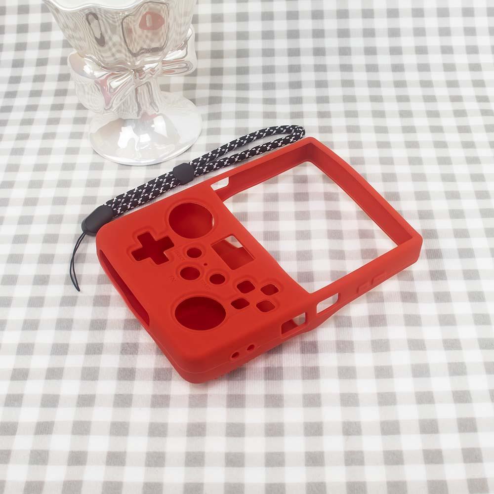 For R36MAX2 Handheld Game Console Silicone Protective Case, Simple Solid Color Soft Cover,Shockproof Dustproof Gamepad Accessory