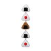 Kiyohara KIYOHARA Seal Mini Seal Patch Height 70mm X Width 15mm Rice Ball & Iron-On WMS-10