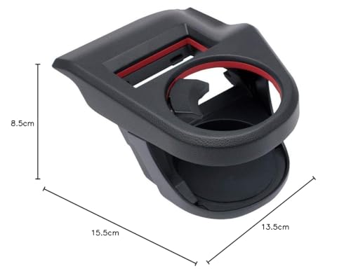 Tsuchiya Yac Passenger Side Air Conditioner Drink Holder for Suzuki Swift Z#13S 33S 43S 53S 83S Black Red