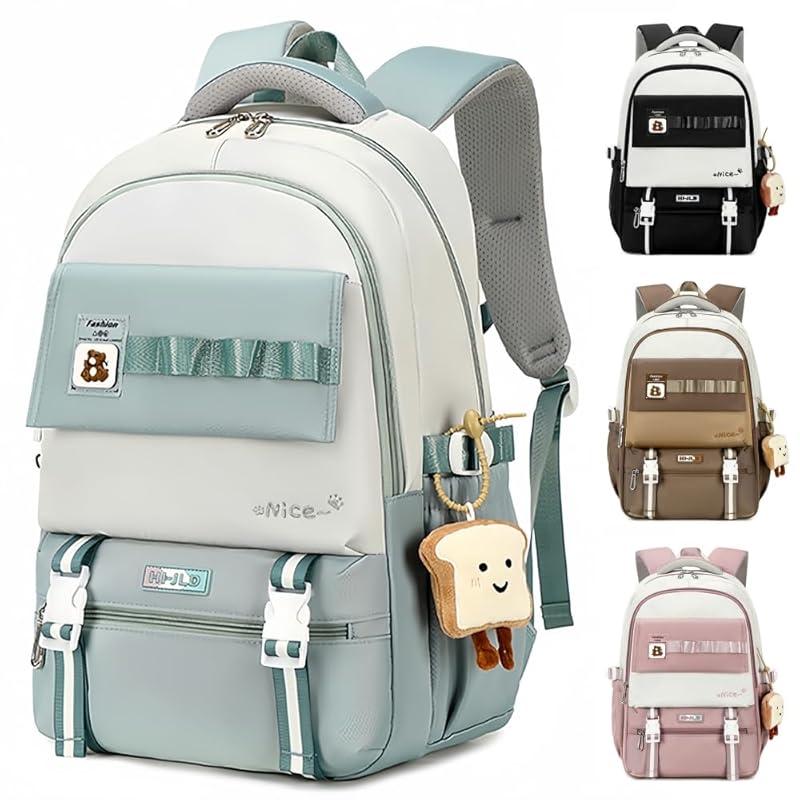 

[VNGOLERRY] backpack Commuting to school backpack girls junior high school student high school student university student large capacity rucksack