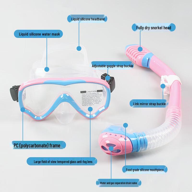 Shabate Kids Diving Mask & Snorkel Set