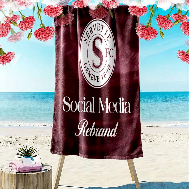 Servette Pride Print Beach Towel, Large Soft Quick Dry Towel for Beach Camping Swimming