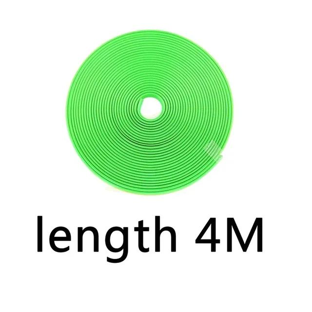 4/8M Roll Rim Blades Car Vehicle Color Wheel Rims Protectors Decor Strip Tire Guard Line Rubber Mounding Trim Tire Guard Line