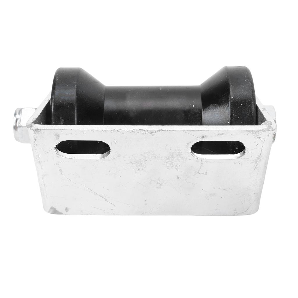 5 Inch Rubber Boat Trailer Roller with Steel Bracket Keel Roller Assembly Kit for Replacement