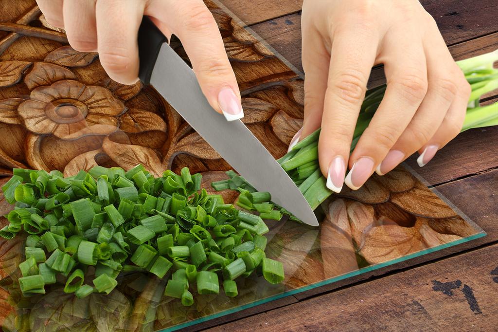 GLASS CUTTING BOARD 45x52 Wood