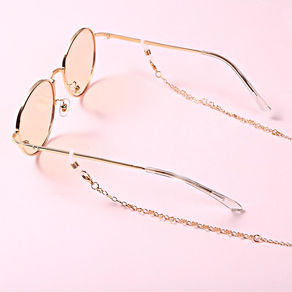 Fashionable Simple Eyeglasses Cord Star Alloy Anti-Slip Strap Rope Glasses Chain Decoration