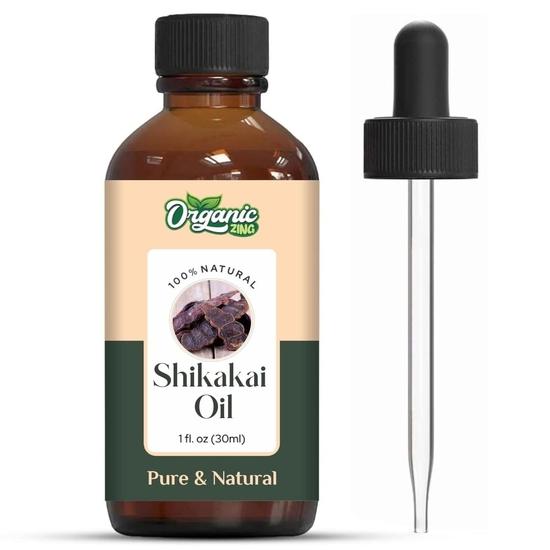 

Organic Zing Shikakai (Acacia concinna) Oil | Pure & Natural Essential Oil for Haircare & Massage- 30ml/1.01fl oz