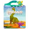 Children's Quiet Book Concentration Cultivation Dinosaurs Can Repeatedly Paste Hand-held Jelly Stickers Book