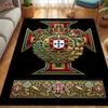 Royal Heraldry Ornate Design carpet printing Home Decor Christmas gifts Dormitory decoration Fashion