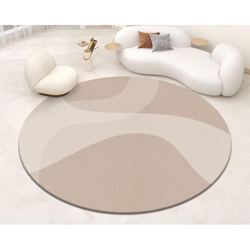 Geometric Simplicity  Living Room Study Floor Cushion Coffee Table Rug Computer Chair Floor Mat Office Chair Swivel Chair