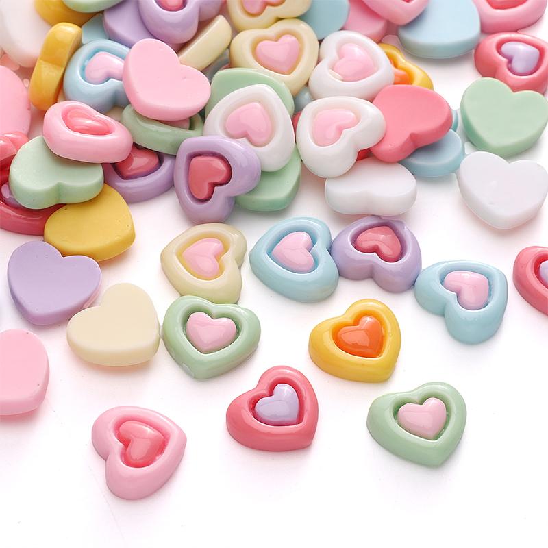 

20 шт./пакет смоляные многоформенные непористые бусины с плоским дном для самостоятельного изготовления ювелирных изделий, аксессуаров ручной работы 14x13mm 20pcs/bag