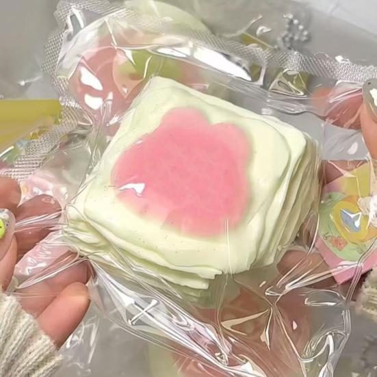 Stress Relief Dessert Squeeze Toy Slow Rising Ice Cream Pudding Cake Sensory Toy Anti-Anxiety Soft Stress Ball Pinch Fidget Toy