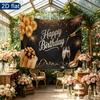 Party Backdrop Birthday Wedding Photo Booth Background Front Door Decor