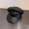 Vintage Beret Hat For Women With Pu Leather Classic Design For Casual Fashion