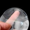 [LUYING] Round Clear Clip Covers for Badge Storage, 20-Pack, Compatible with 58mm Badges, Transparent Round Shape, Perfect for Collecting,