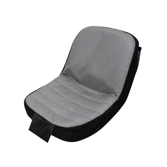 Lawn Mower Seat Cover with Mesh Pocket Waterproof Lawn Tractor Seat серый