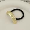 Minimalist Metal Hair Ring - New Korean Style High-End Ponytail Tie Rubber Band.