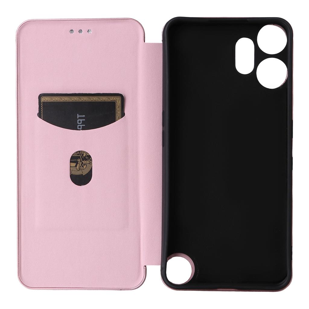 For Nothing CMF Phone 2 Pro Case Carbon Fiber Texture Drop-Proof PU Leather Phone Cover