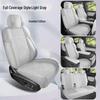 25 JiKe 009 All-Season Suede Car Seat Cushion with Full Coverage Ventilation for Sixth and Seventh Seats
