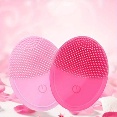 Curățător facial electric cu silicon, cu trei viteze, perie facială din silicon, reglabilă cu trei viteze, curățător facial superimpermeabil și reîncărcabil.