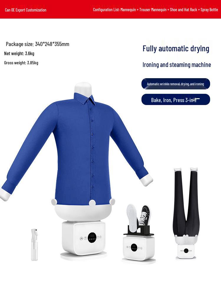Germany 2026 Automatic Humanoid Ironing & Drying Machine - Clothes Steamer 