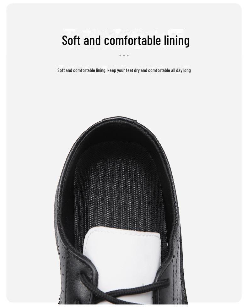 Herren Casual Britischer Stil Colorblock Lederschuhe mit dicker Sohle und Höhenerhöhung