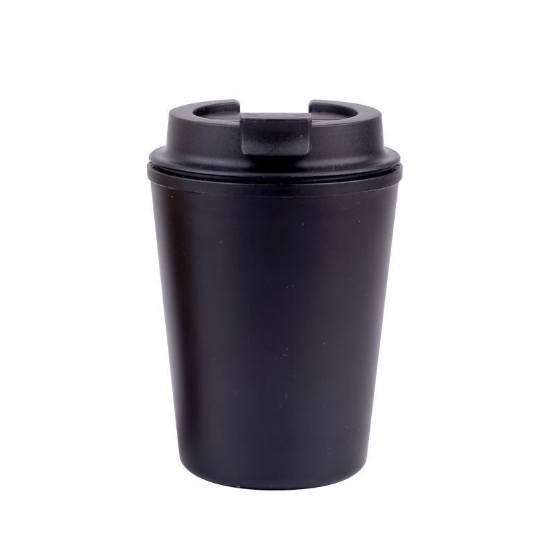 

многоразовая пищевая двойная стенка 350 мл 12 унций PP пластиковая кофейная кружка дорожная кофейная кружка 301-400ml