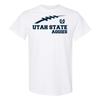 Utah State University Aggies Football Horizon T-Shirt - White