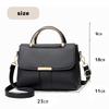 Shoulder Shoulder Mini with Bottom Double Handle Bag, Handbag, Women's, Crossbody, 2-way, Bag, Bag, Studs, Stylish, Compact, (black)